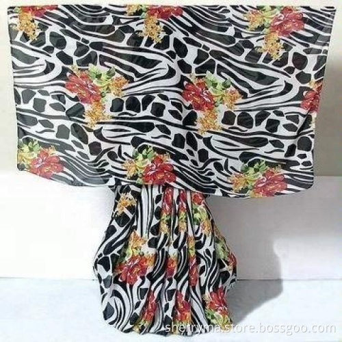 2020 chiffon dicetak kain poliester super